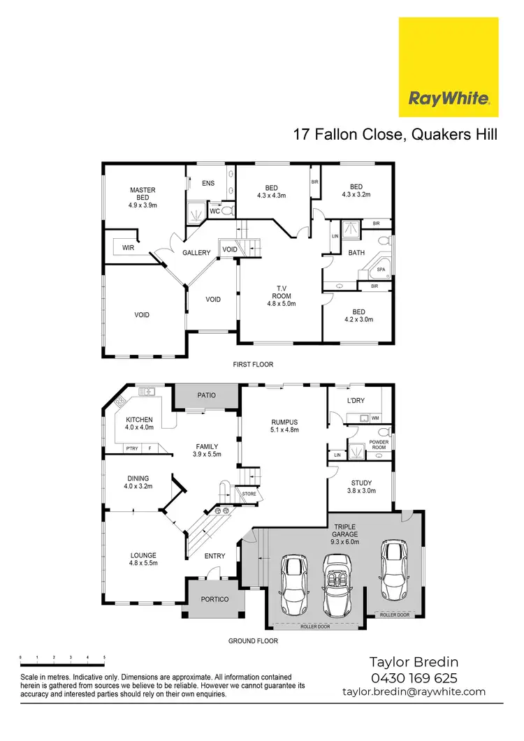 Floorplan of Homely house listing, 17 Fallon Close, Quakers Hill NSW 2763