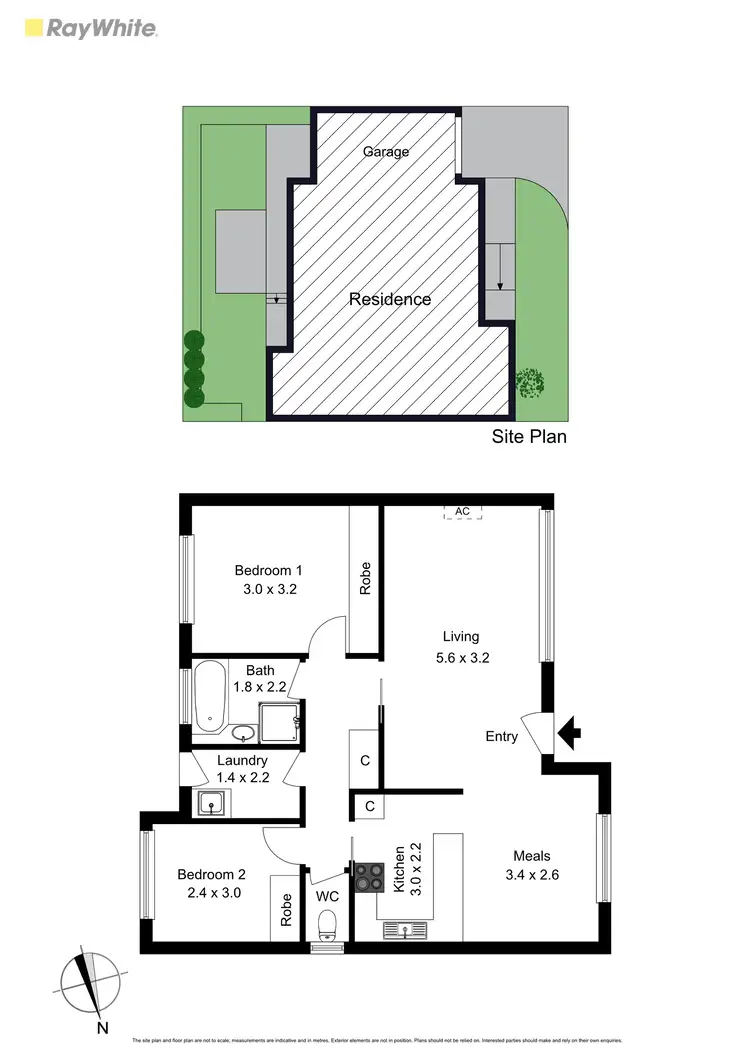 Floorplan of Homely unit listing, 6/8 Wisewould Avenue, Seaford VIC 3198