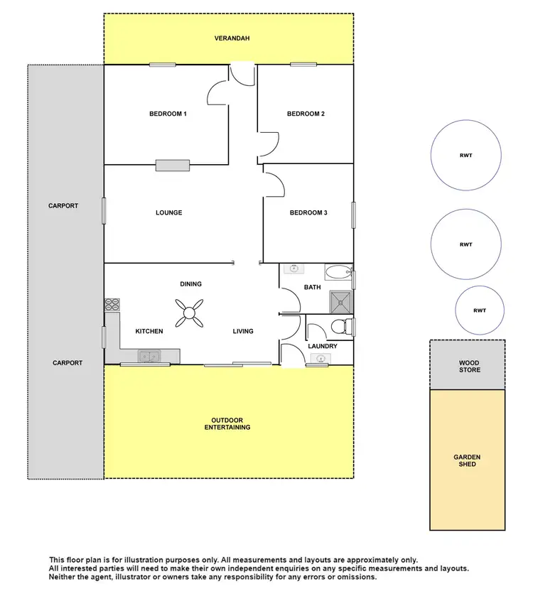 Floorplan of Homely house listing, 33 Railway Terrace, Quorn SA 5433