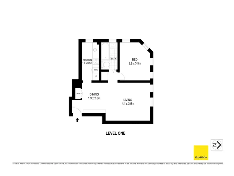Floorplan of Homely apartment listing, 5/385 Liverpool Street, Darlinghurst NSW 2010