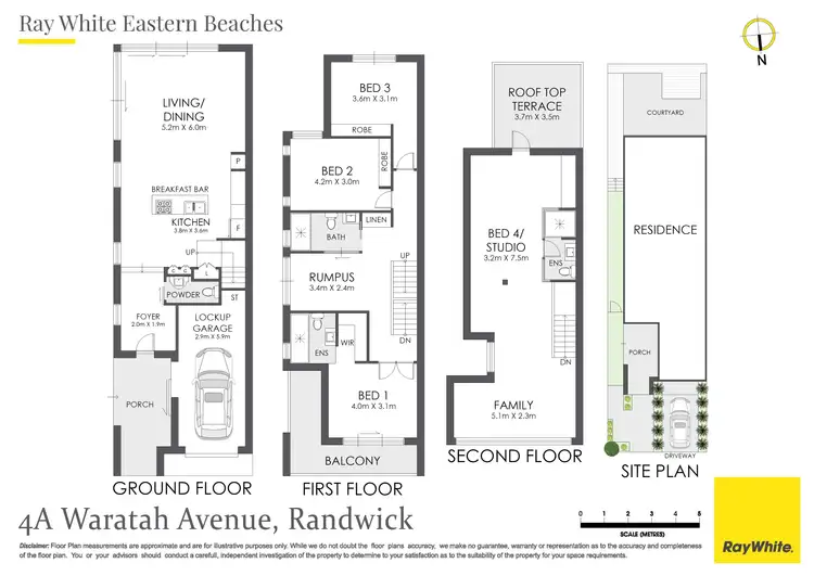 Floorplan of Homely house listing, 4A Waratah Avenue, Randwick NSW 2031