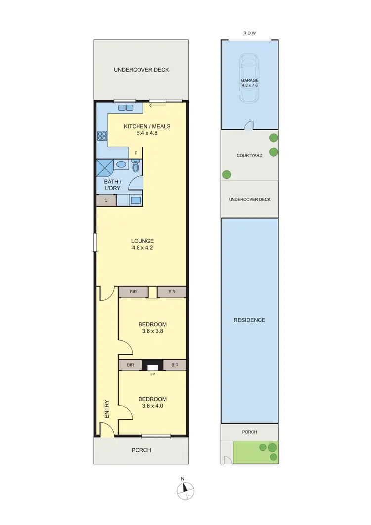 Floorplan of Homely house listing, 269 Edward Street, Brunswick East VIC 3057