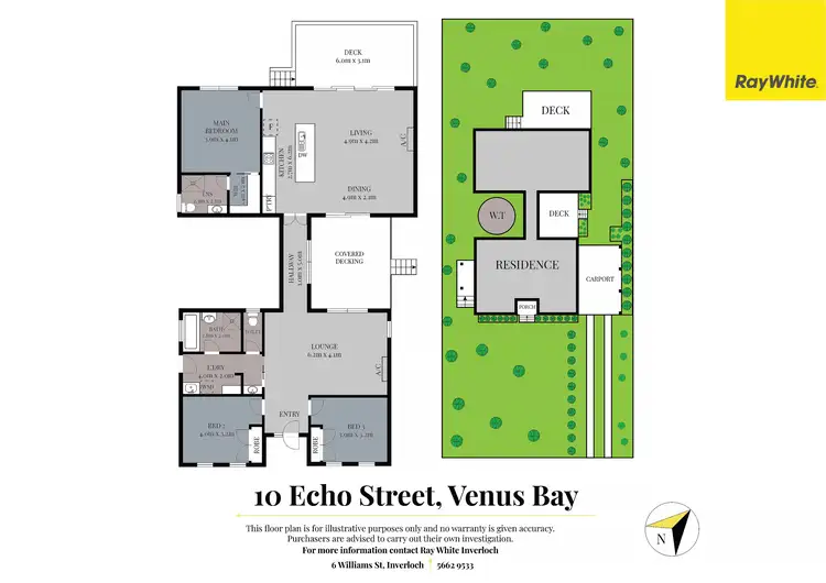 Floorplan of Homely house listing, 10 Echo Street, Venus Bay VIC 3956