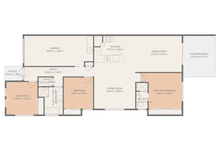 Floorplan of Homely house listing, 2/10 Moriarty Street, Emerald QLD 4720