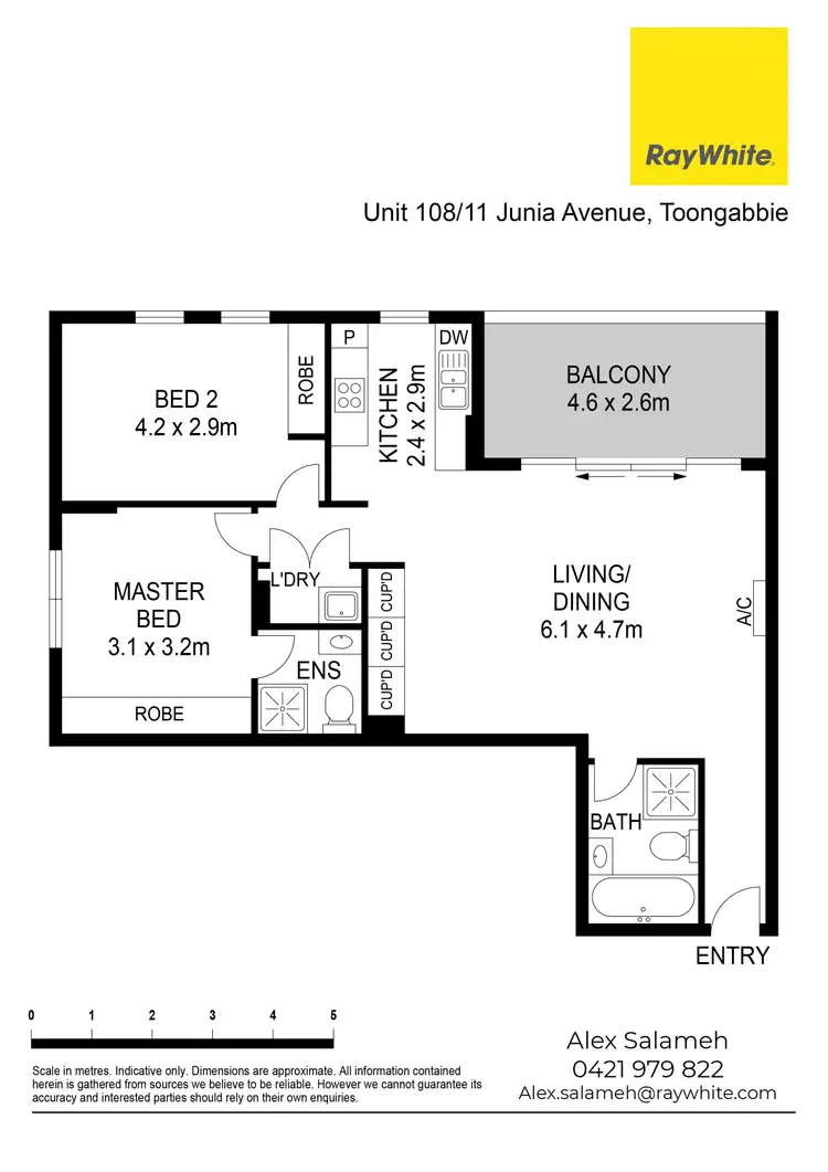Floorplan of Homely unit listing, 108/11 Junia Avenue, Toongabbie NSW 2146