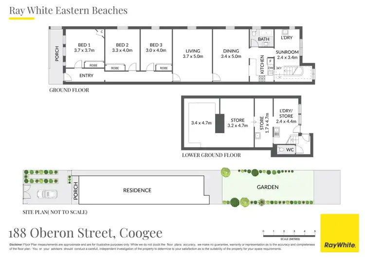 Floorplan of Homely house listing, 188 Oberon Street, Coogee NSW 2034