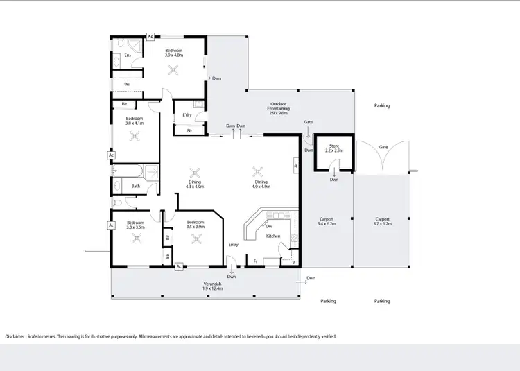 Floorplan of Homely house listing, 28 Pipit Loop, Djugun WA 6725