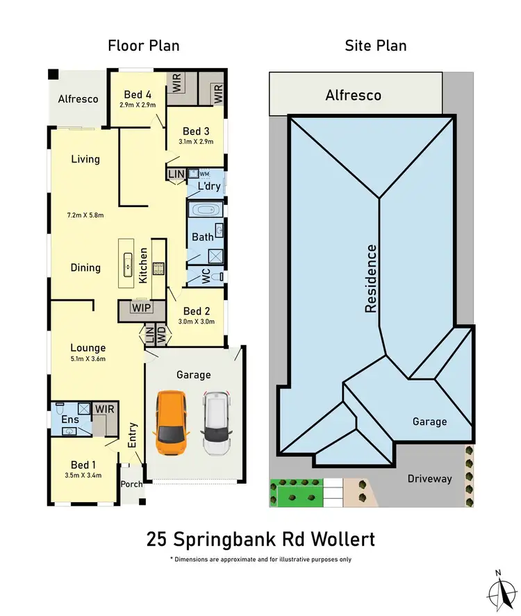 Floorplan of Homely house listing, 25 Springbank Road, Wollert VIC 3750