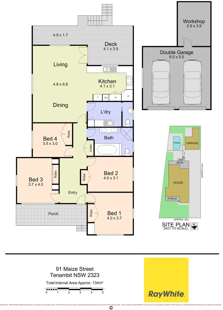 Floorplan of Homely house listing, 91 Maize Street, Tenambit NSW 2323
