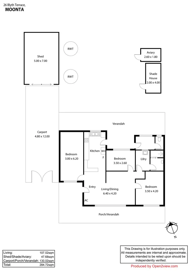 Floorplan of Homely house listing, 26 Blyth Terrace, Moonta SA 5558
