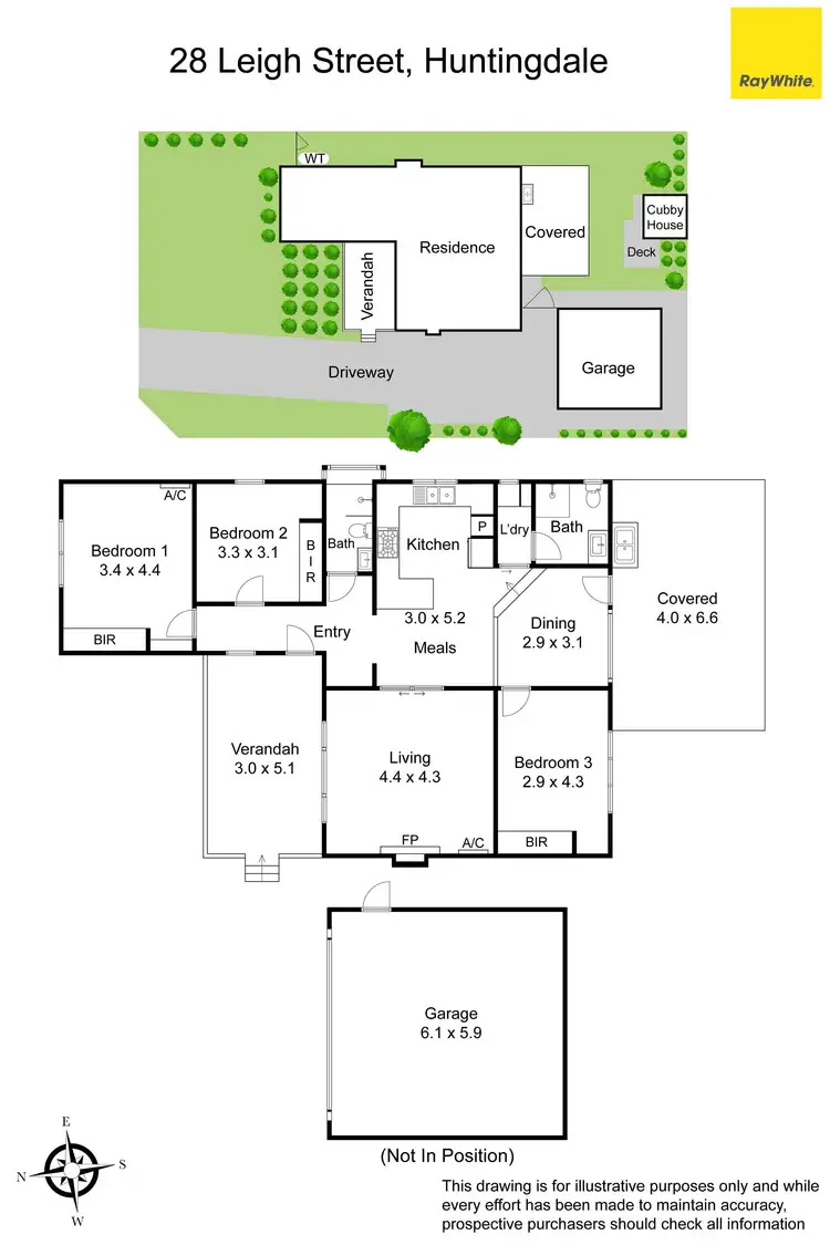 Floorplan of Homely house listing, 28 Leigh Street, Huntingdale VIC 3166