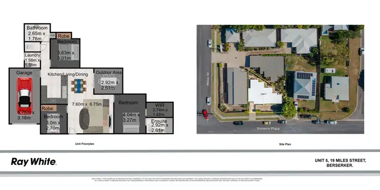 Floorplan of Homely unit listing, 5/19 Miles Street, Berserker QLD 4701