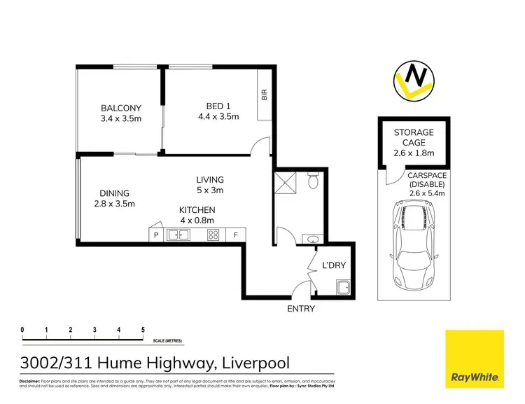Floorplan of Homely house listing, 3002/311 Hume Highway, Liverpool NSW 2170