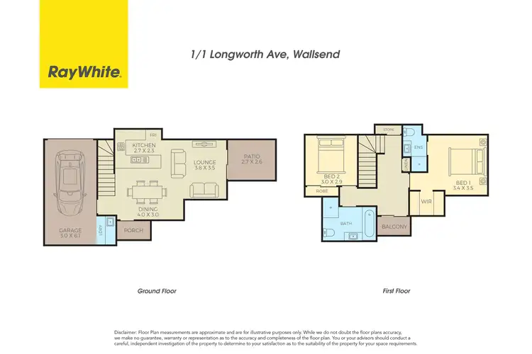 Floorplan of Homely other listing, 1/1 Longworth Avenue, Wallsend NSW 2287