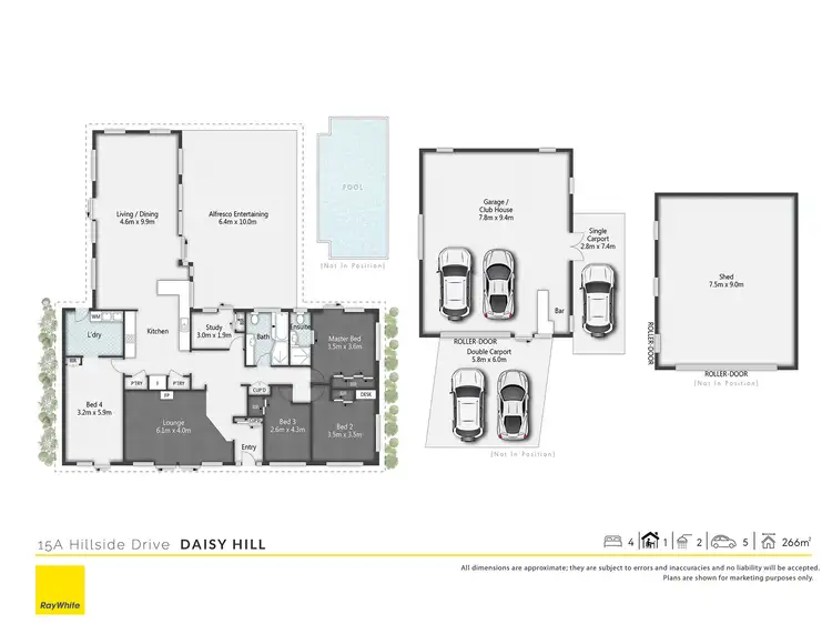 Floorplan of Homely house listing, 15a Hillside Drive, Daisy Hill QLD 4127
