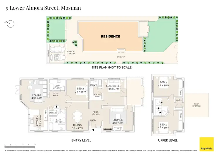 Floorplan of Homely house listing, 9 Lower Almora Street, Mosman NSW 2088