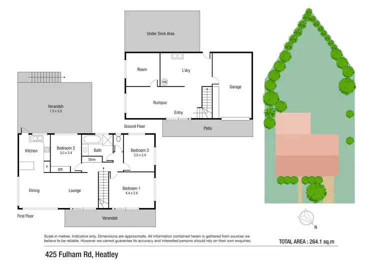 Floorplan of Homely house listing, 425 Fulham Road, Heatley QLD 4814