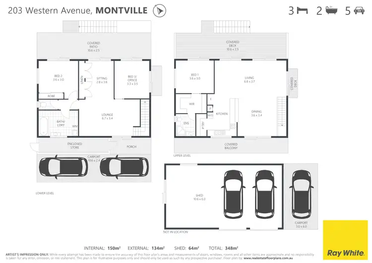 Floorplan of Homely house listing, 203 Western Avenue, Montville QLD 4560