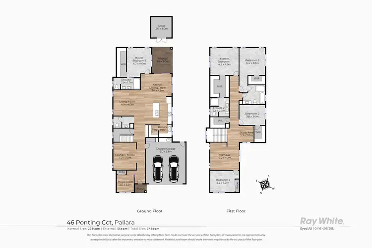 Floorplan of Homely house listing, 46 Ponting Circuit, Pallara QLD 4110