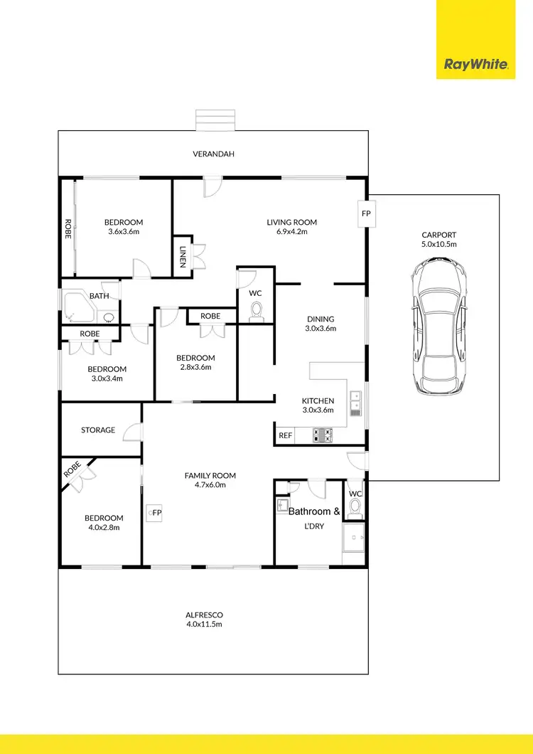 Floorplan of Homely house listing, 23 Bank Street, Jamieson VIC 3723