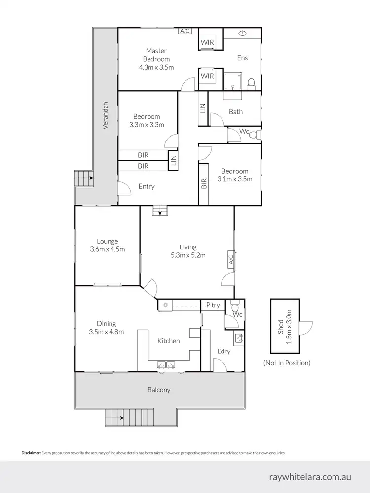 Floorplan of Homely house listing, 4 Allambee Avenue, Grovedale VIC 3216