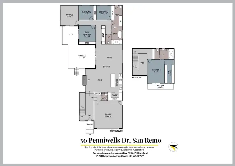 Floorplan of Homely house listing, 30 Penniwells Drive, San Remo VIC 3925