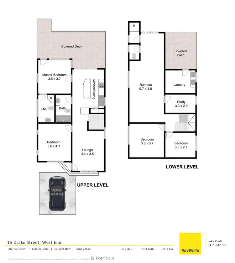 Floorplan of Homely house listing, 15 Drake Street, West End QLD 4101