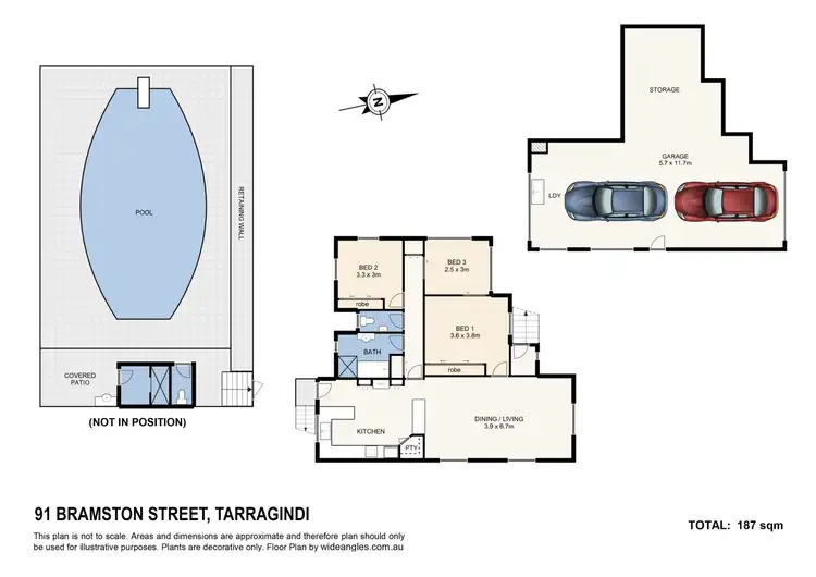 Floorplan of Homely house listing, 91 Bramston Street, Tarragindi QLD 4121