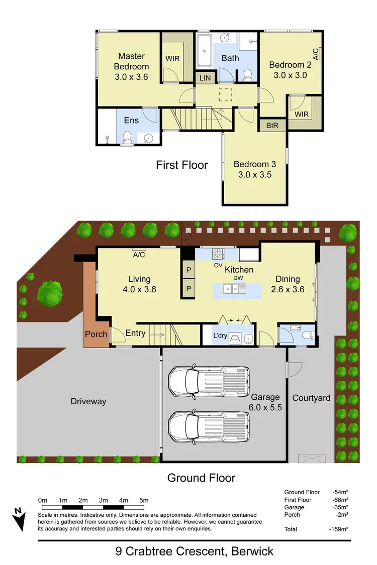 Floorplan of Homely house listing, 9 Crabtree Crescent, Berwick VIC 3806