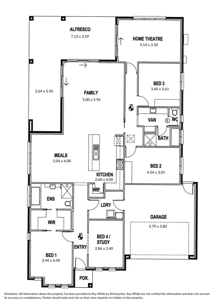Floorplan of Homely house listing, 81 Venables Street, Macclesfield SA 5153