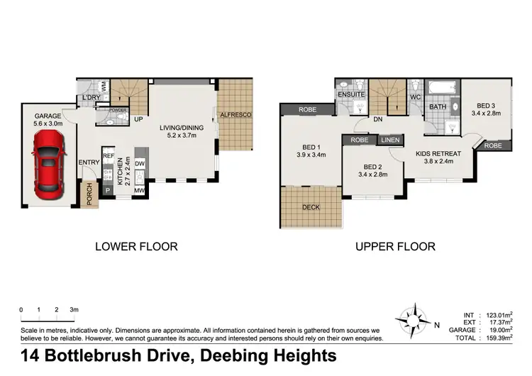 Floorplan of Homely house listing, 14 Bottlebrush Drive, Deebing Heights QLD 4306