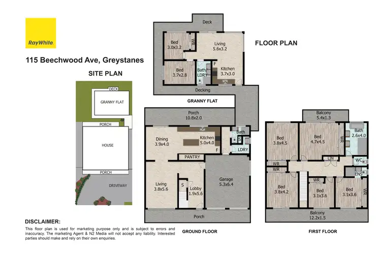 Floorplan of Homely house listing, 115 Beechwood Avenue, Greystanes NSW 2145