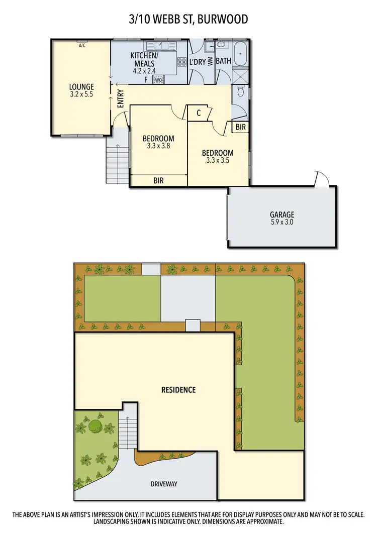 Floorplan of Homely unit listing, 3/10 Webb Street, Burwood VIC 3125