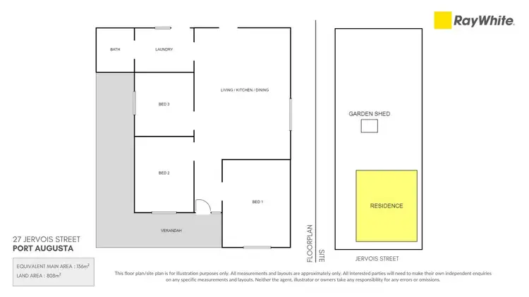 Floorplan of Homely house listing, 27 Jervois Street, Port Augusta SA 5700