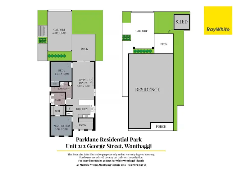 Floorplan of Homely unit listing, 212 George Street, Wonthaggi VIC 3995