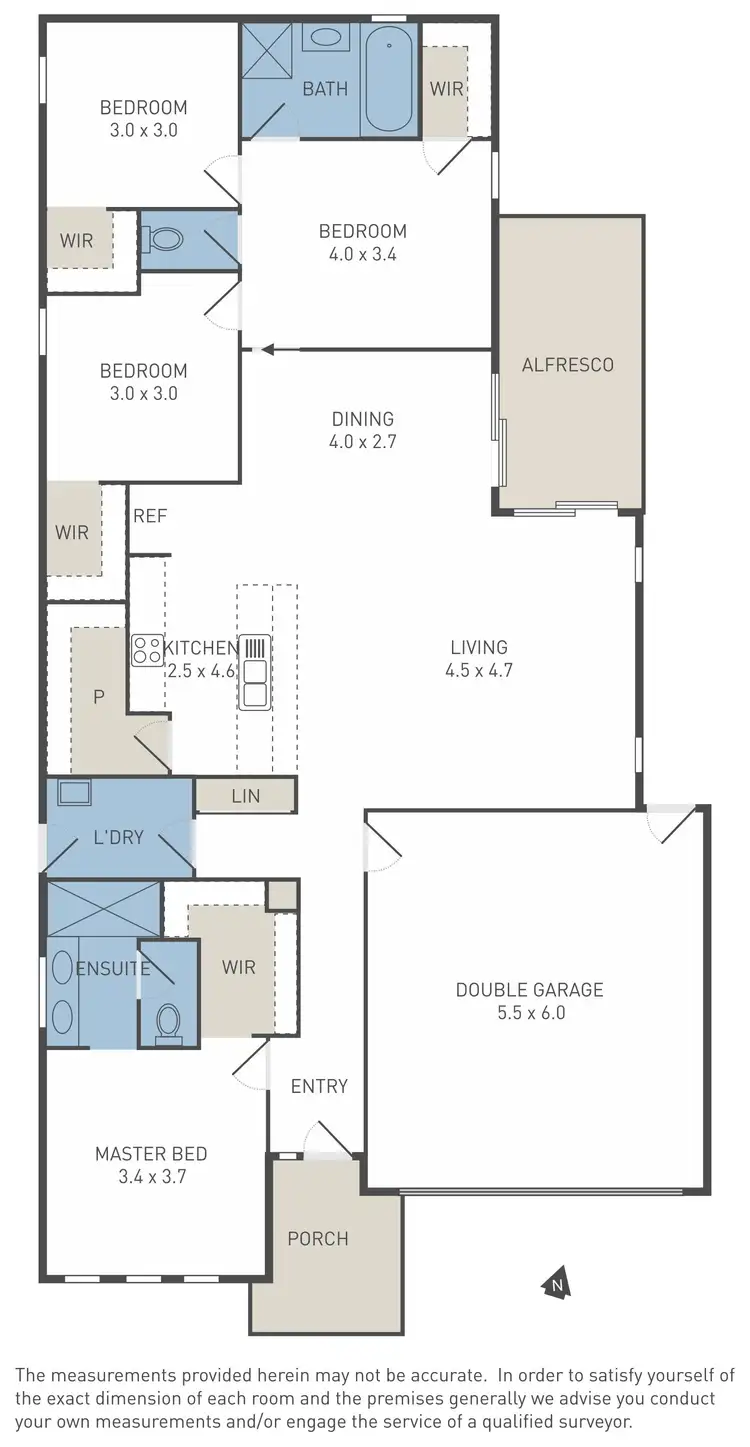 Floorplan of Homely house listing, 49 Bingham Circuit, Thornhill Park VIC 3335
