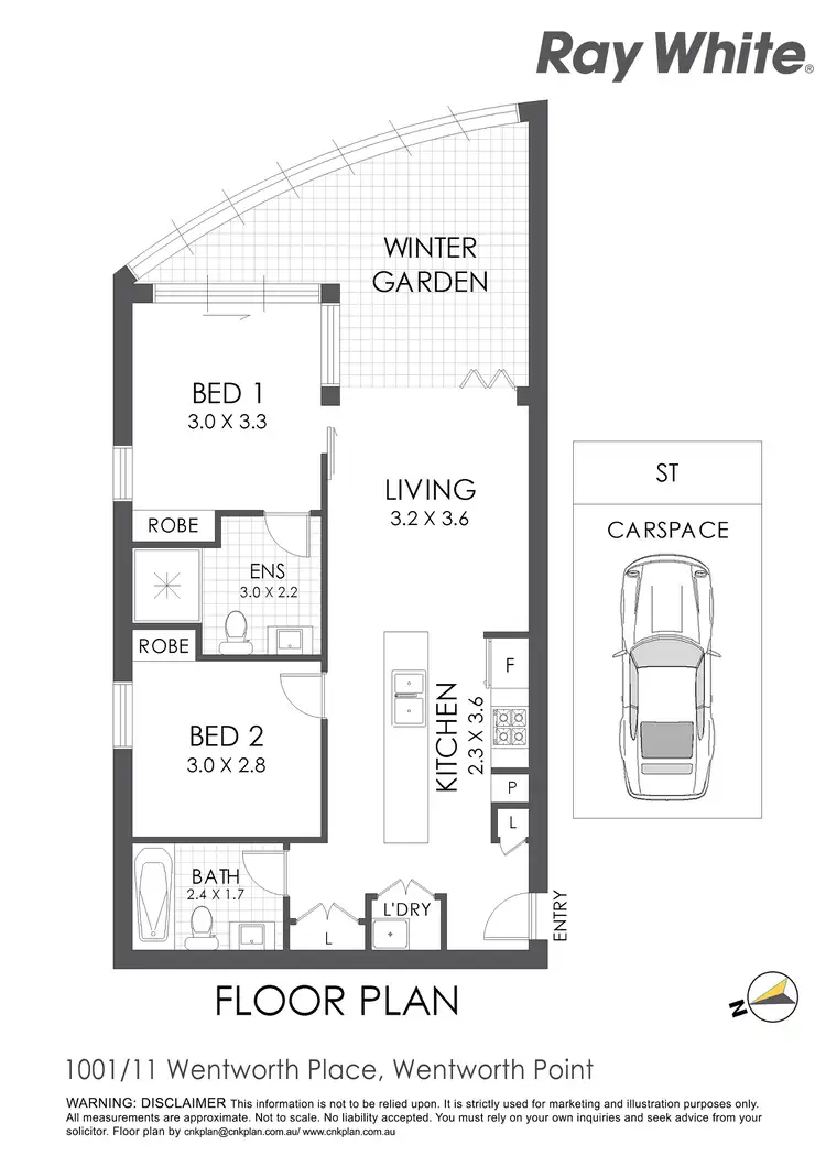 Floorplan of Homely apartment listing, 1001/11 Wentworth Place, Wentworth Point NSW 2127