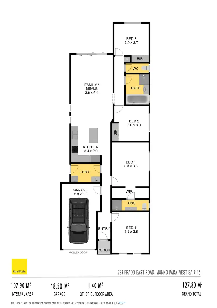 Floorplan of Homely house listing, 299 Fradd East Road, Munno Para West SA 5115
