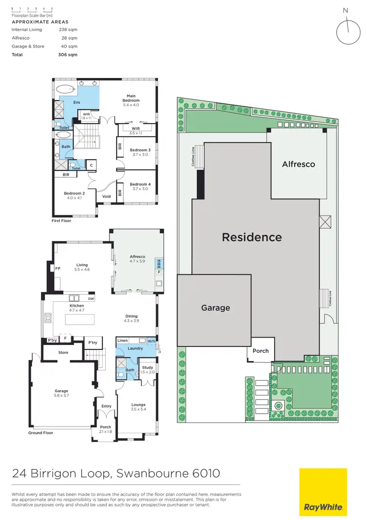 Floorplan of Homely house listing, 24 Birrigon Loop, Swanbourne WA 6010