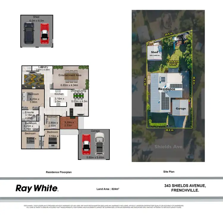 Floorplan of Homely house listing, 343 Shields Avenue, Frenchville QLD 4701
