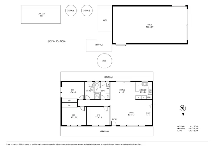 Floorplan of Homely house listing, 4 Burton Street, Tungkillo SA 5236