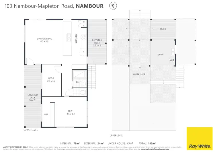 Floorplan of Homely house listing, 103 Nambour Mapleton Road, Nambour QLD 4560