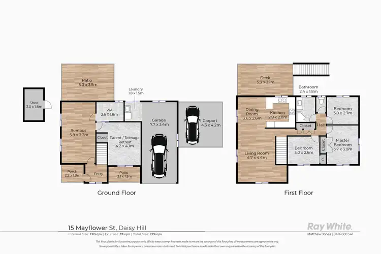 Floorplan of Homely house listing, 15 Mayflower Street, Daisy Hill QLD 4127