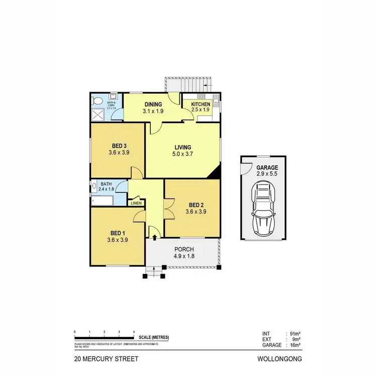 Floorplan of Homely house listing, 20 Mercury Street, Wollongong NSW 2500
