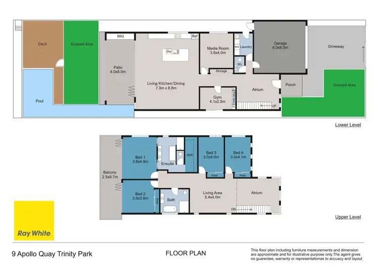 Floorplan of Homely house listing, 9 Apollo Quay, Trinity Park QLD 4879