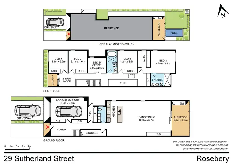 Floorplan of Homely house listing, 29B Sutherland Street, Rosebery NSW 2018