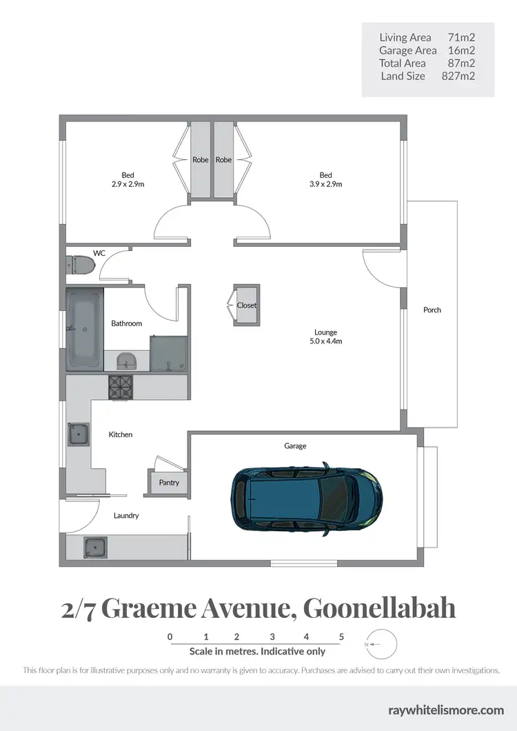 Floorplan of Homely house listing, 2/7 Graeme Avenue, Goonellabah NSW 2480