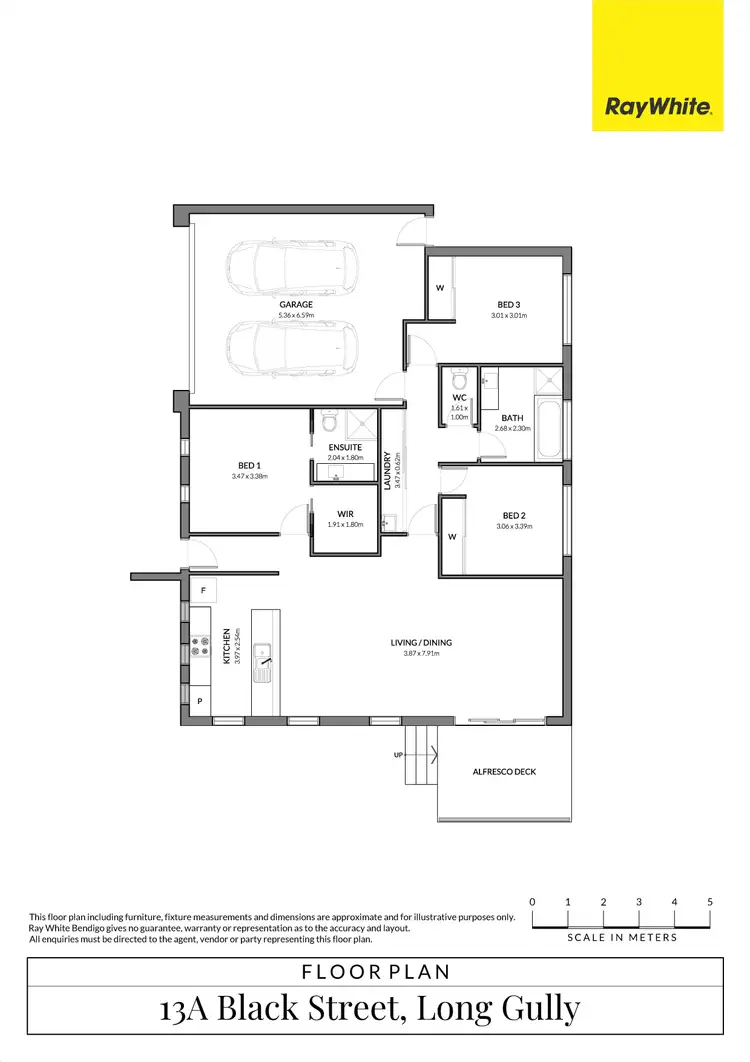 Floorplan of Homely house listing, 13A Black Street, Long Gully VIC 3550