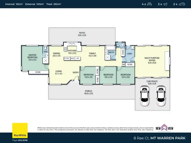 Floorplan of Homely house listing, 8 Rae Court, Mount Warren Park QLD 4207