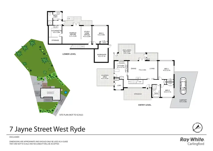 Floorplan of Homely house listing, 7 Jayne Street, West Ryde NSW 2114